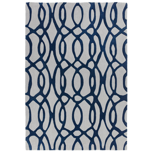 Atmacha Home & Living Rug Matrix MAX36 Wire Blue - Multi - Modern Rug