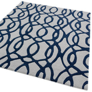 Atmacha Home & Living Rug Matrix MAX36 Wire Blue - Multi - Modern Rug