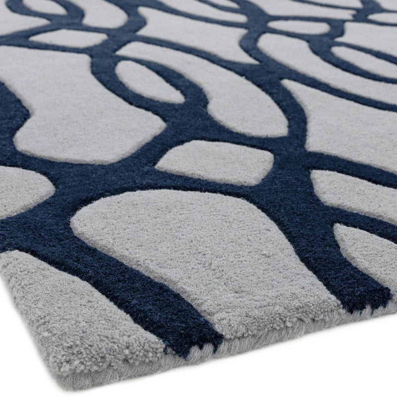 Atmacha Home & Living Rug Matrix MAX36 Wire Blue - Multi - Modern Rug