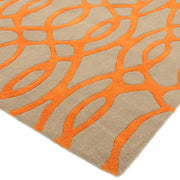Atmacha Home & Living Rug Matrix MAX37 Wire Orange - Multi - Modern Rug