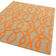 Atmacha Home & Living Rug Matrix MAX37 Wire Orange - Multi - Modern Rug