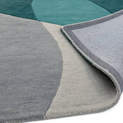 Atmacha Home & Living Rug Matrix MAX57 Arc Teal - Multi - Modern Rug