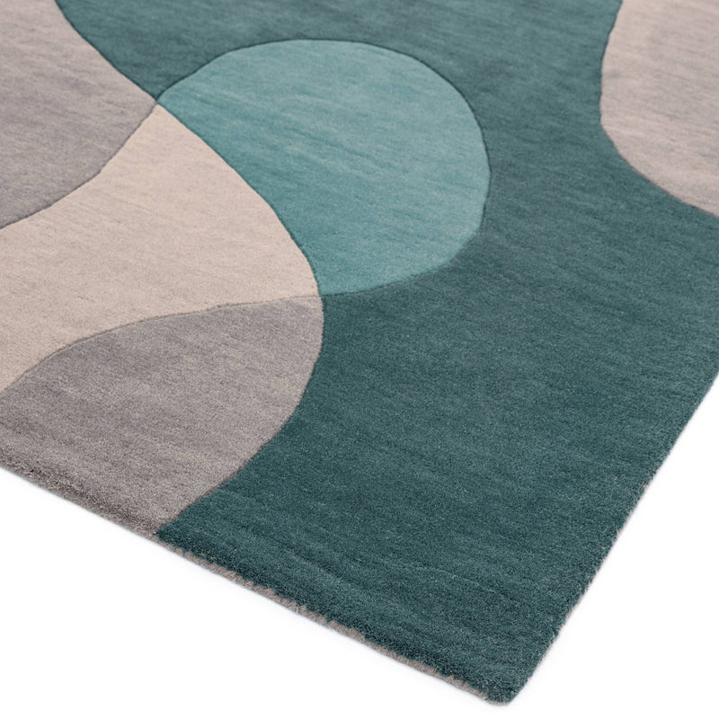 Atmacha Home & Living Rug Matrix MAX57 Arc Teal - Multi - Modern Rug