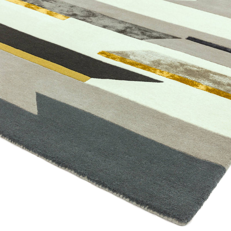 Atmacha Home & Living Rug Matrix MAX62 Rhombus Mustard - Multi - Modern Rug