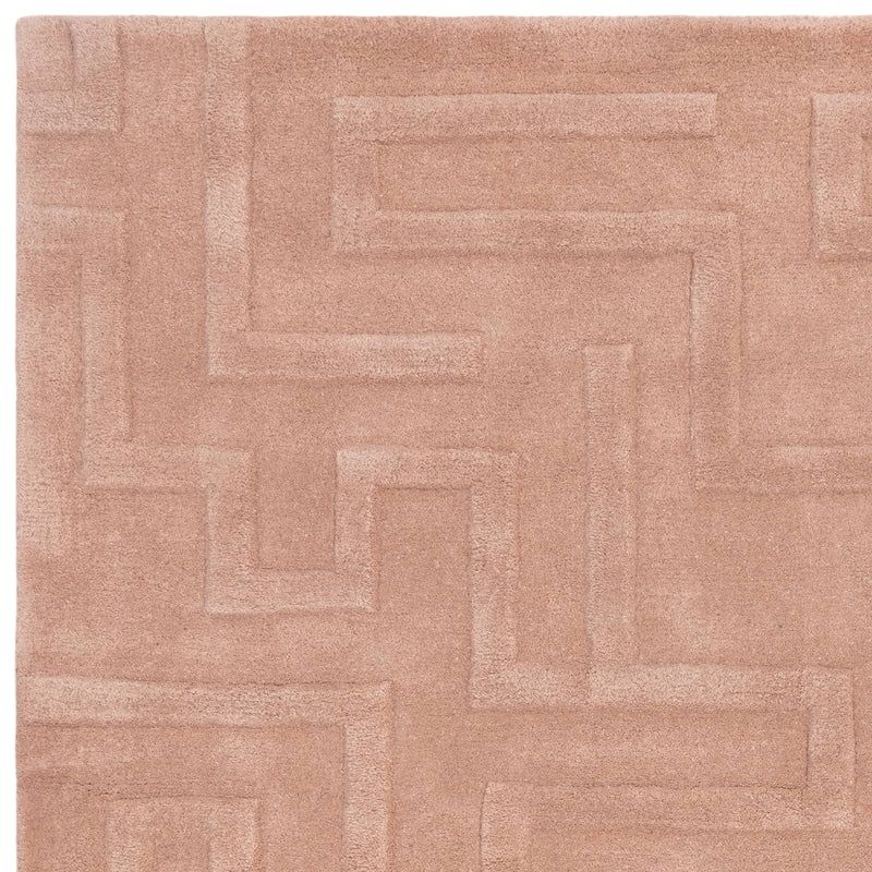 Atmacha Home & Living Rug Maze Blush - Pink - Plain Rug