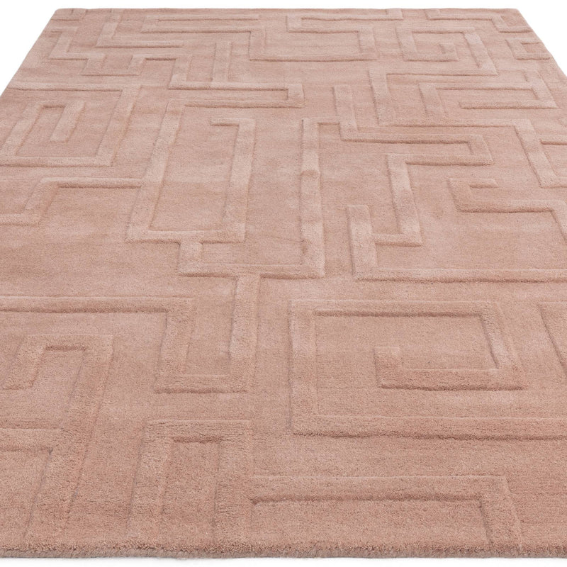 Atmacha Home & Living Rug Maze Blush - Pink - Plain Rug