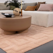 Atmacha Home & Living Rug Maze Blush - Pink - Plain Rug