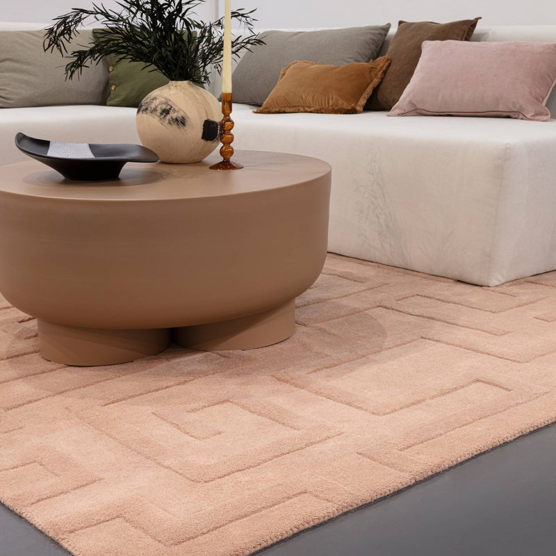 Atmacha Home & Living Rug Maze Blush - Pink - Plain Rug