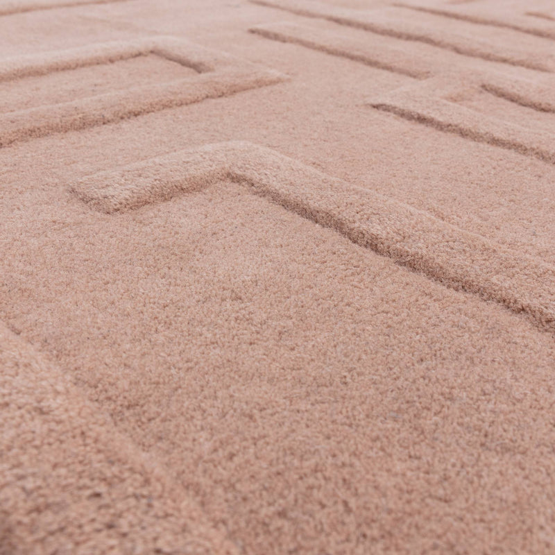 Atmacha Home & Living Rug Maze Blush - Pink - Plain Rug