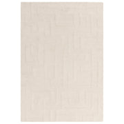 Atmacha Home & Living Rug Maze Cream - Cream/White - Plain Rug