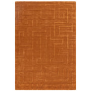 Atmacha Home & Living Rug Maze Rust - Orange - Plain Rug