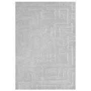 Atmacha Home & Living Rug Maze Silver - Grey/Silver - Plain Rug