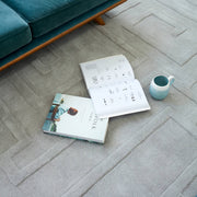 Atmacha Home & Living Rug Maze Silver - Grey/Silver - Plain Rug