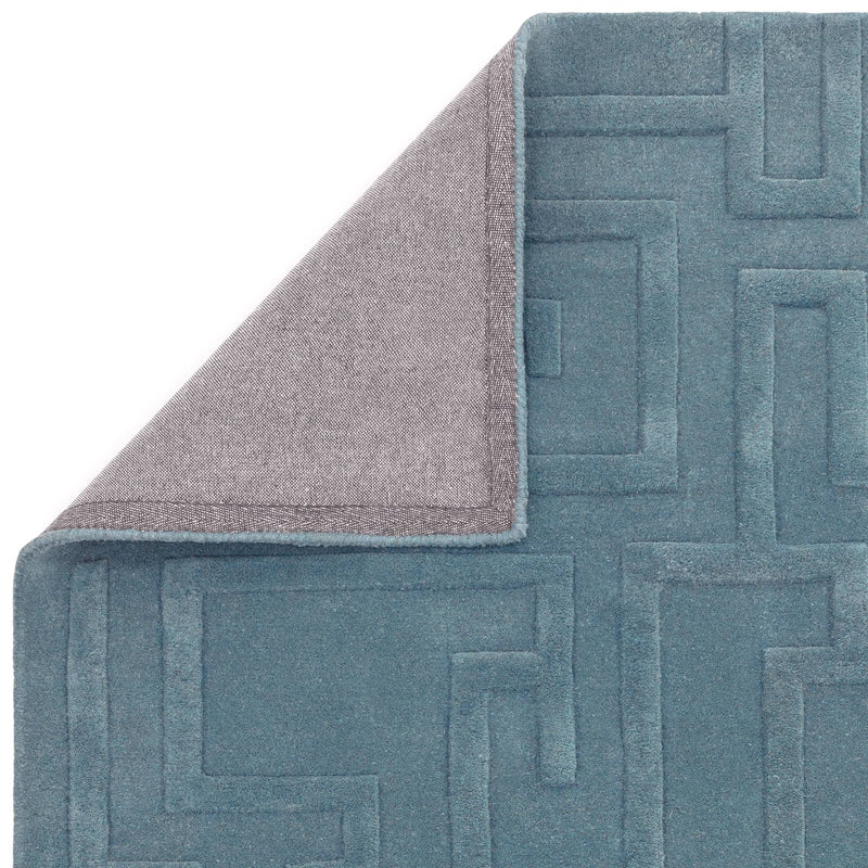 Atmacha Home & Living Rug Maze Teal - Blue - Plain Rug
