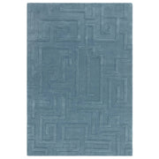 Atmacha Home & Living Rug Maze Teal - Blue - Plain Rug