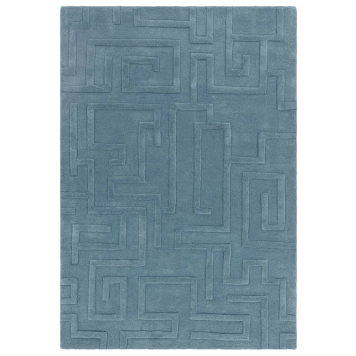 Atmacha Home & Living Rug Maze Teal - Blue - Plain Rug
