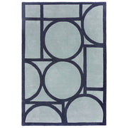 Atmacha Home & Living Rug Metro Blue - Plain Rug