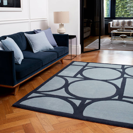 Atmacha Home & Living Rug Metro Blue - Plain Rug