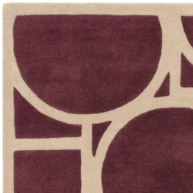 Atmacha Home & Living Rug Metro Plum - Purple - Modern Rug