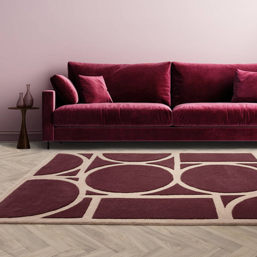 Atmacha Home & Living Rug Metro Plum - Purple - Modern Rug