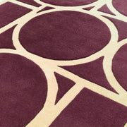 Atmacha Home & Living Rug Metro Plum - Purple - Modern Rug