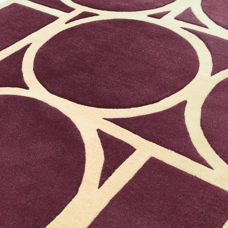 Atmacha Home & Living Rug Metro Plum - Purple - Modern Rug