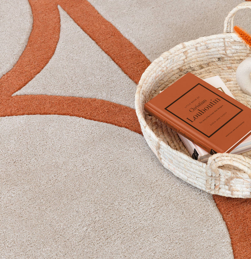Atmacha Home & Living Rug Metro Rust - Orange - Modern Rug