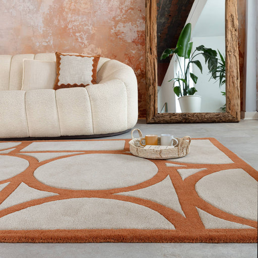 Atmacha Home & Living Rug Metro Rust - Orange - Modern Rug