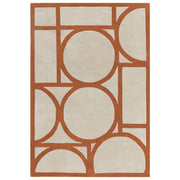 Atmacha Home & Living Rug Metro Rust - Orange - Modern Rug