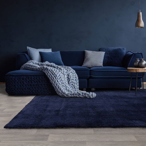 Atmacha Home & Living Rug Milo Navy - Blue - Plain Rug