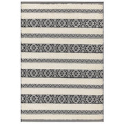 Atmacha Home & Living Rug Monty MN03 Black/Cream Stripe - Monochrome - Modern Rug