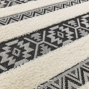 Atmacha Home & Living Rug Monty MN03 Black/Cream Stripe - Monochrome - Modern Rug