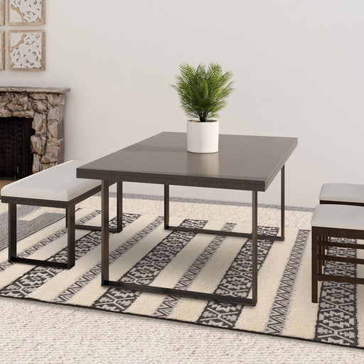 Atmacha Home & Living Rug Monty MN03 Black/Cream Stripe - Monochrome - Modern Rug