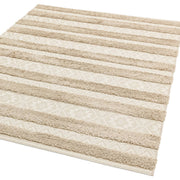 Atmacha Home & Living Rug Monty MN04 Natural/Cream Stripe - Beige/Natural - Modern Rug