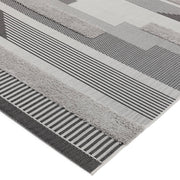 Atmacha Home & Living Rug Monty MN05 Black/Grey Geometric - Modern Rug