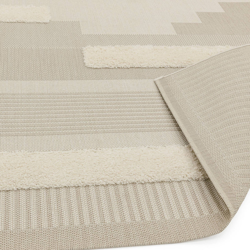 Atmacha Home & Living Rug Monty MN06 Natural/Cream Geometric - Beige/Natural - Modern Rug