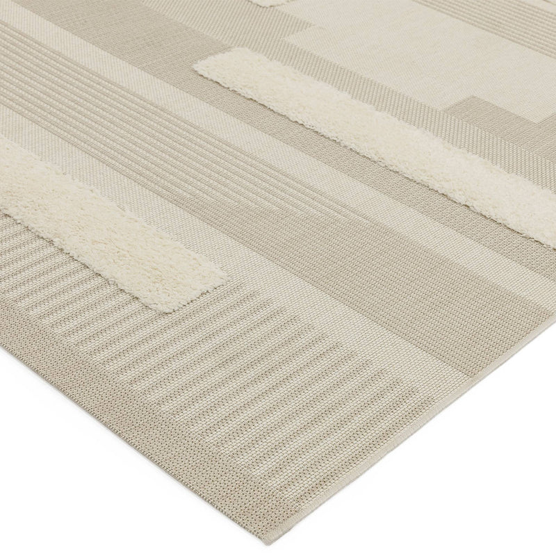 Atmacha Home & Living Rug Monty MN06 Natural/Cream Geometric - Beige/Natural - Modern Rug