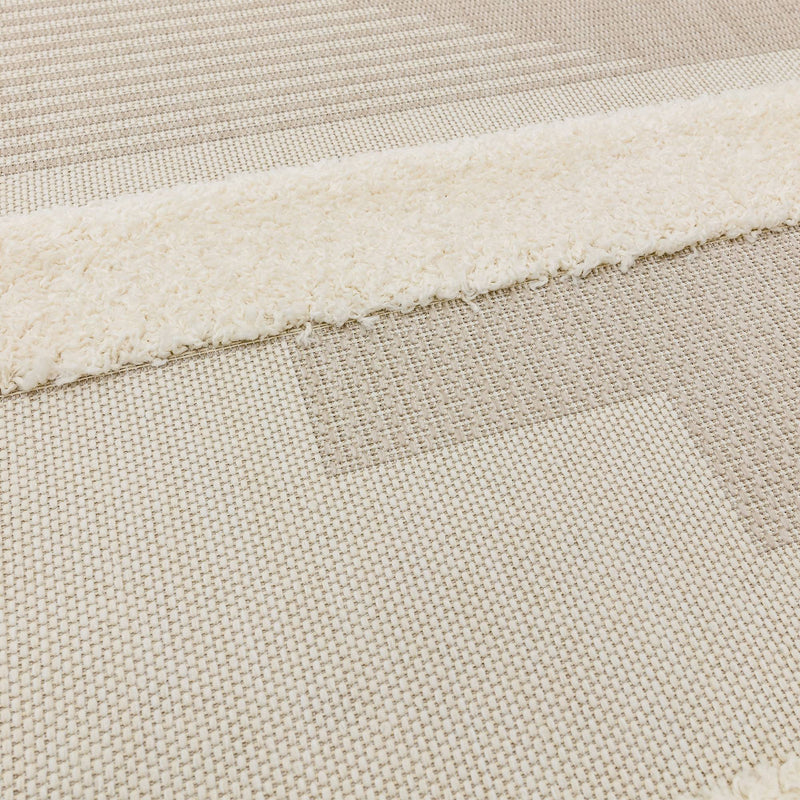 Atmacha Home & Living Rug Monty MN06 Natural/Cream Geometric - Beige/Natural - Modern Rug