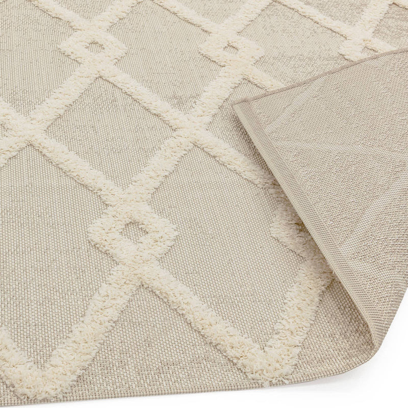 Atmacha Home & Living Rug Monty MN07 Beige/Cream Diamond - Beige/Natural - Modern Rug