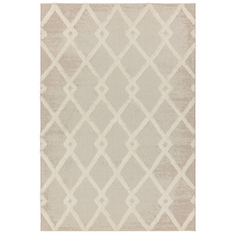 Atmacha Home & Living Rug Monty MN07 Beige/Cream Diamond - Beige/Natural - Modern Rug