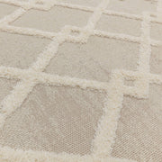 Atmacha Home & Living Rug Monty MN07 Beige/Cream Diamond - Beige/Natural - Modern Rug