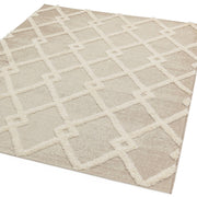 Atmacha Home & Living Rug Monty MN07 Beige/Cream Diamond - Beige/Natural - Modern Rug
