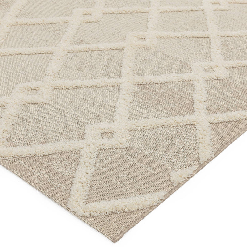 Atmacha Home & Living Rug Monty MN07 Beige/Cream Diamond - Beige/Natural - Modern Rug