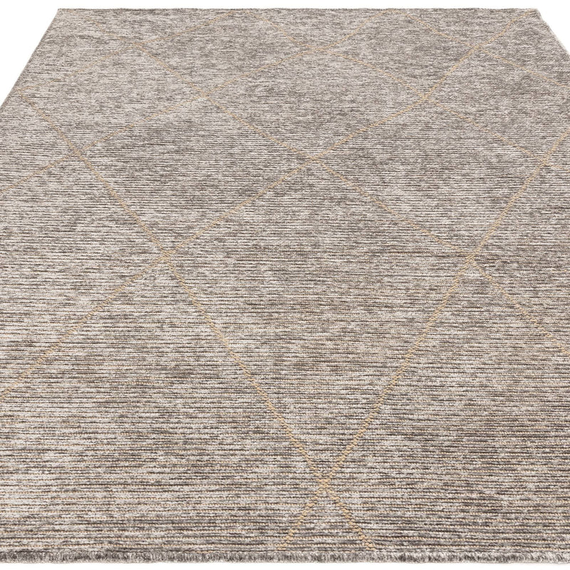 Atmacha Home & Living Rug Mulberry Steel - Grey/Silver - Flatweave Rug