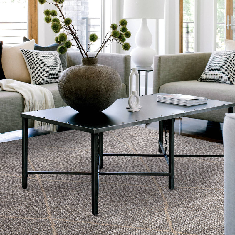 Atmacha Home & Living Rug Mulberry Steel - Grey/Silver - Flatweave Rug
