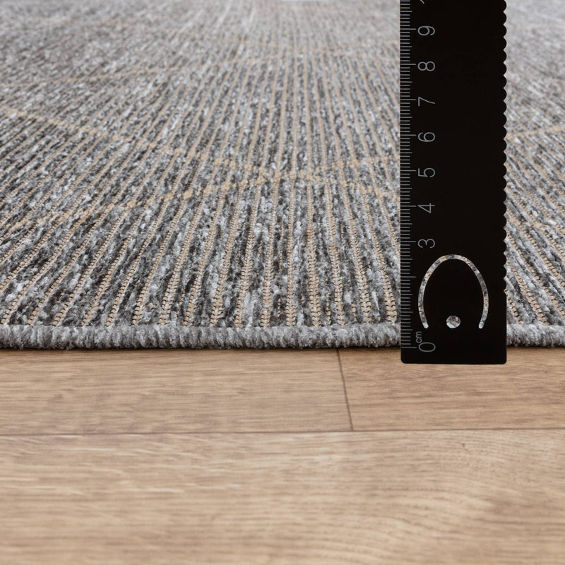 Atmacha Home & Living Rug Mulberry Steel - Grey/Silver - Flatweave Rug