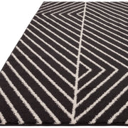 Atmacha Home & Living Rug Muse Black Linear MU10 - Monochrome - Modern Rug