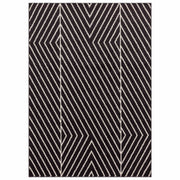 Atmacha Home & Living Rug Muse Black Linear MU10 - Monochrome - Modern Rug