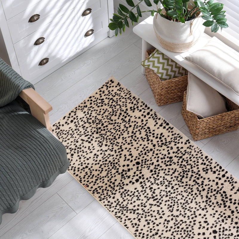 Atmacha Home & Living Rug Muse Black Spotty MU11 - Monochrome - Modern Rug