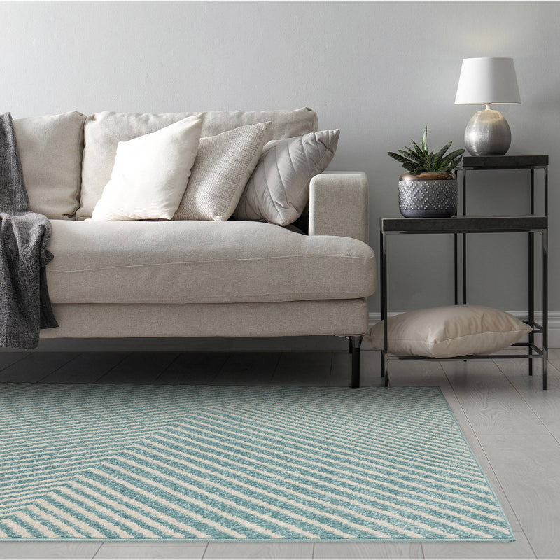 Atmacha Home & Living Rug Muse Blue Cross MU19 - Modern Rug